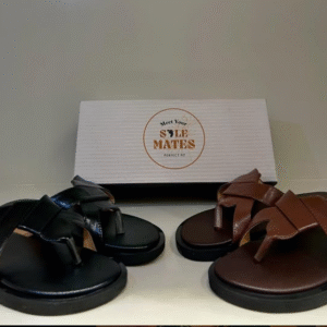 Crisscross thong sandals