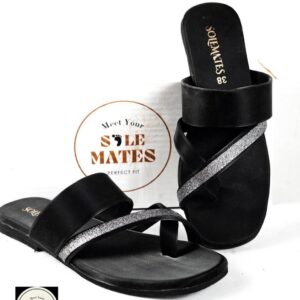 Sole_Mate's Spark Slide – Black Elegance