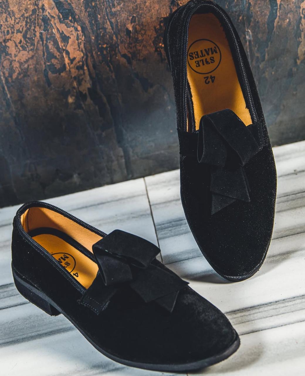 Snapshot of Combining Velvet Loafers And Suede For Black Tie Versatility
